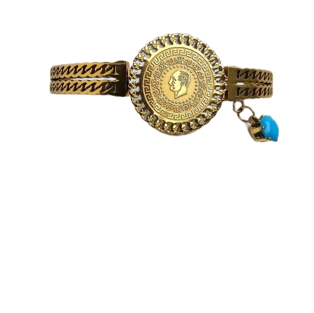 Armreifen Atatürk Edelstahlarmreifen
